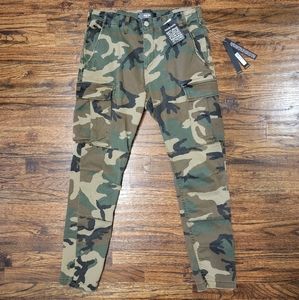 **SOLD** AMIRI WOMEN'S Camo Cargo Denim Pants Size 30 UK 12